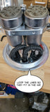 Rx8 dual fuel pump hanger with surge tank