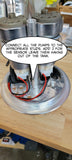 Rx8 dual fuel pump hanger with surge tank