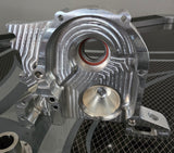 Billet front cover with bearing support