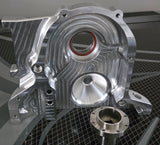 Billet front cover with bearing support