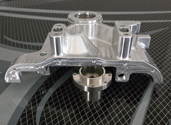 Billet front cover with bearing support